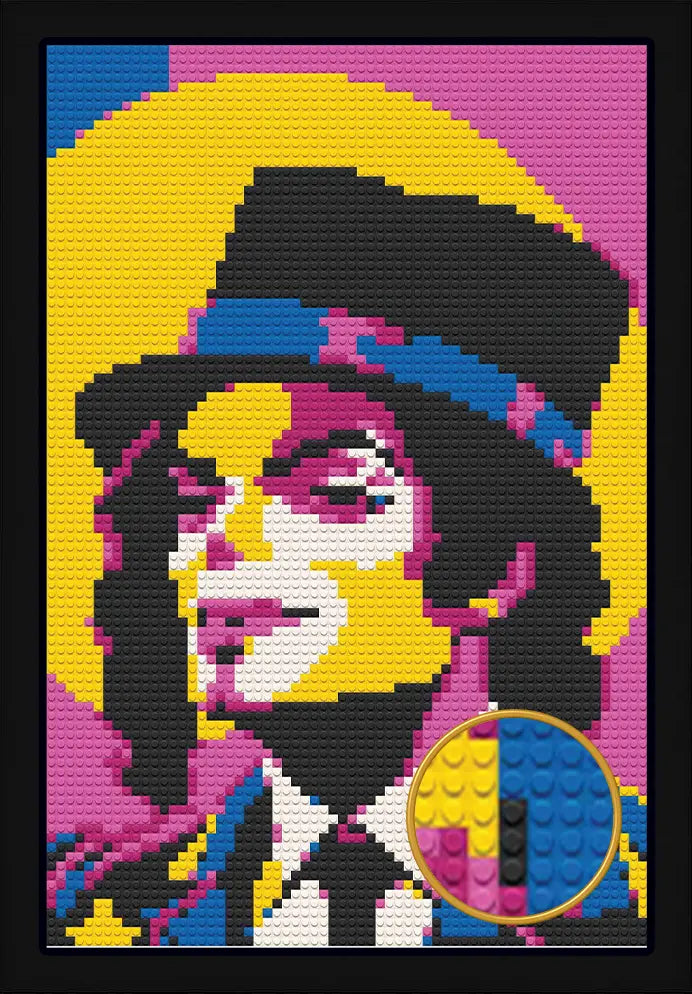 MICHAEL JACKSON MOSAIC PORTRAIT 20X30 - Memobrick
