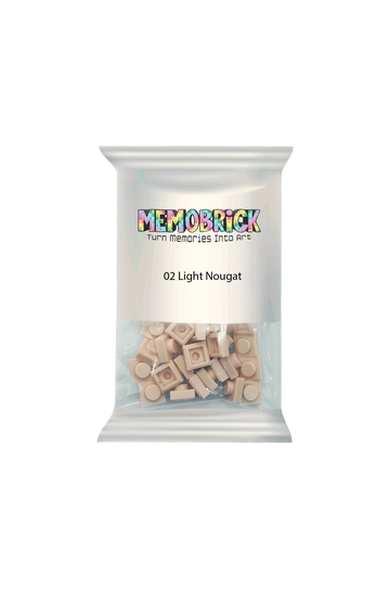Bag of Bricks Light Nougat-02 - Memobrick