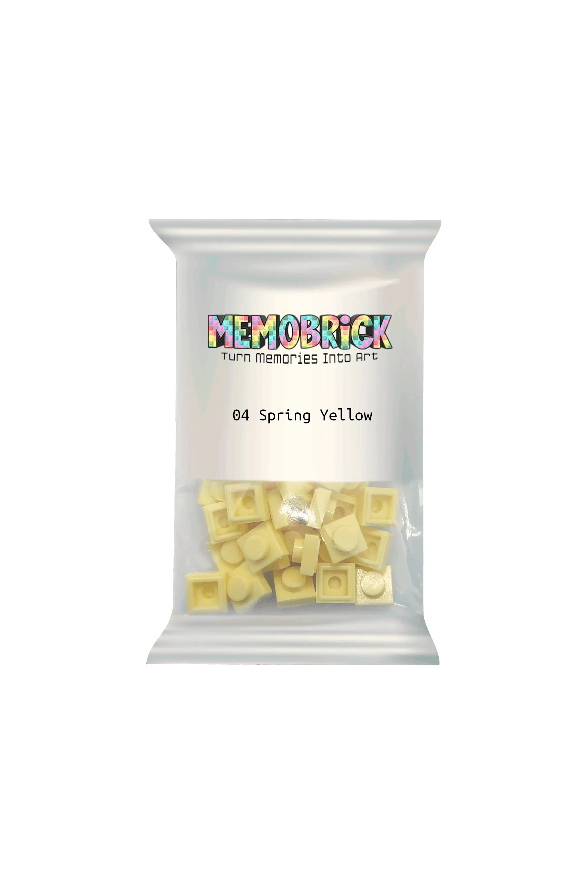 Bag of Bricks -Spring yellow 04 - Memobrick