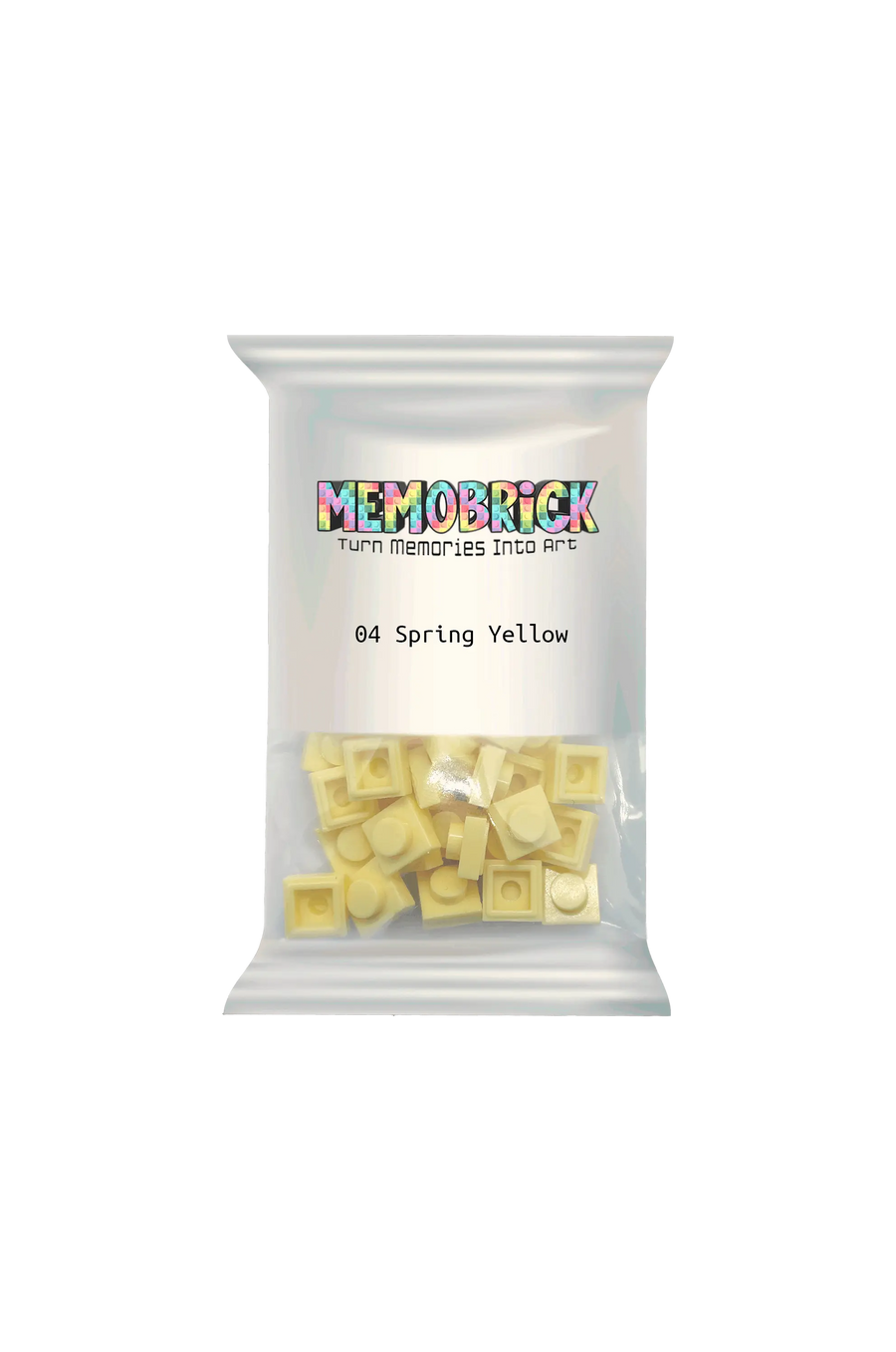 Bag of Bricks -Spring yellow 04 - Memobrick
