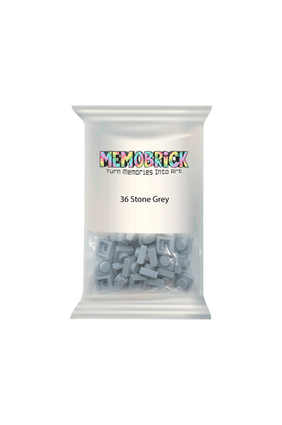 Bag of Bricks - Stone Grey 36