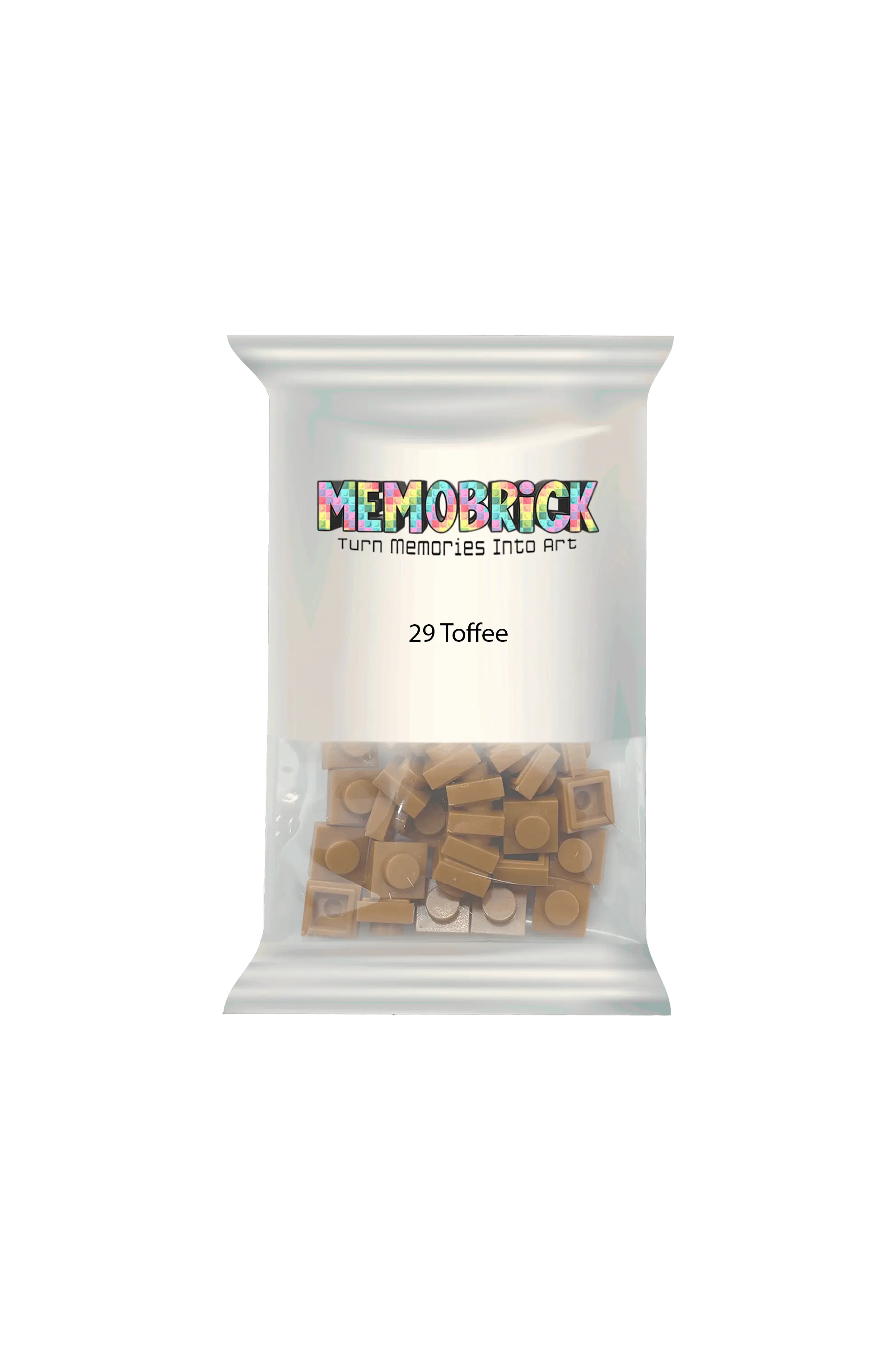Bag of Bricks - Toffee 29 - Memobrick