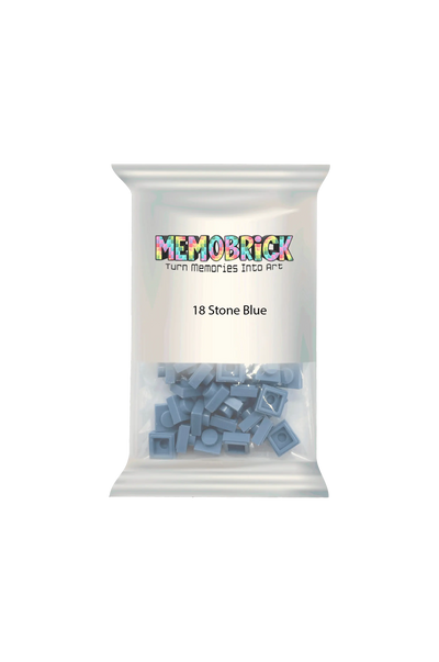 Bag of Bricks - Stone Blue 18