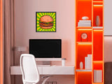 Burger Art  Home Decor Bricked Mosaic Portrait 20x20 — photo 2
