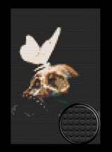 Butterfly on Skull Brick Mosaic Art Kit - 20x30 in DIY Wall Decor — photo 1