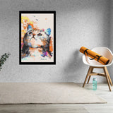Watercolor Kitten Brick Mosaic Art Kit - 20x30 in DIY Wall Decor — photo 2