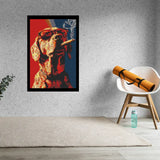 Cool Smoking Dog Bricked Mosaic Home Decor 20x30" — photo 2