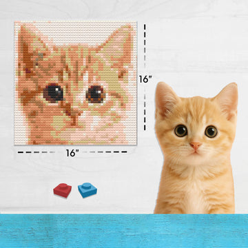 Custom Bricked Mosaic Portrait 16x16