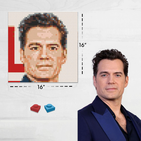 Custom Bricked Mosaic Portrait 16x16