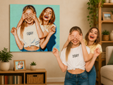 Custom Photo Brick Mosaic Portrait 30x30 in - Personalized DIY Photo Gift Kit — photo 1