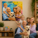 Custom Bricked Mosaic Portrait 60x60 — photo 1