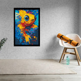 Goldfish Abstract Bricked Mosaic Home Decor 20x30" — photo 2