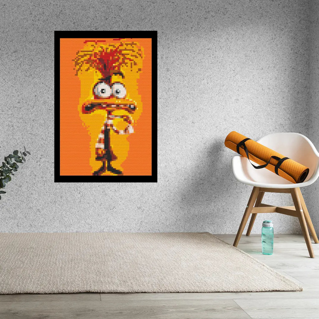 Inside Out Anxiety Bricked Mosaic Home Decor 20x30" Memobrick
