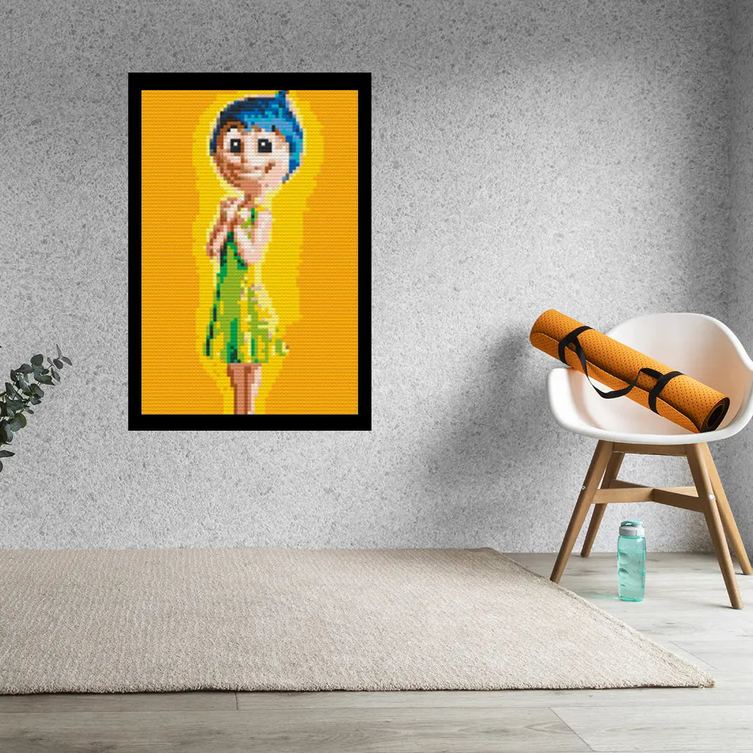 Inside Out Joy Bricked Mosaic Home Decor 20x30" Memobrick