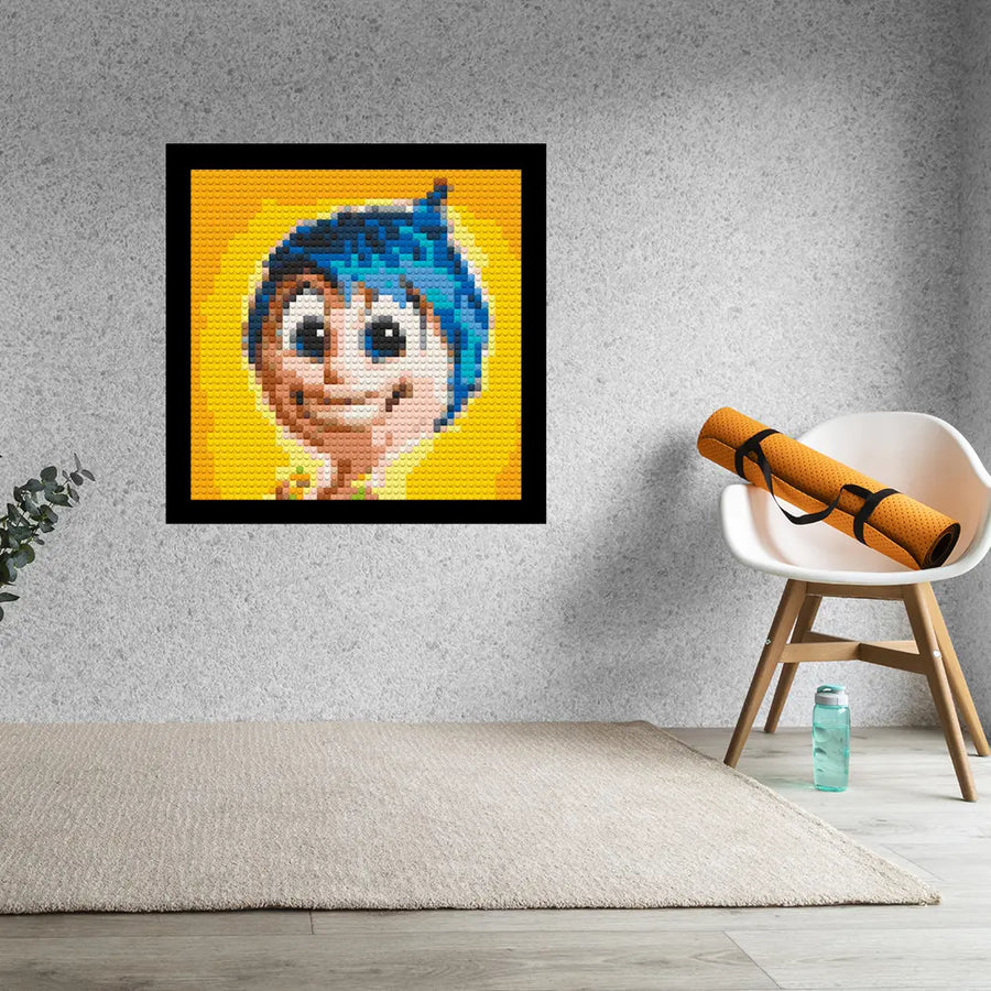Inside Out Joy Decor Art Piece Bricked Mosaic 16x16