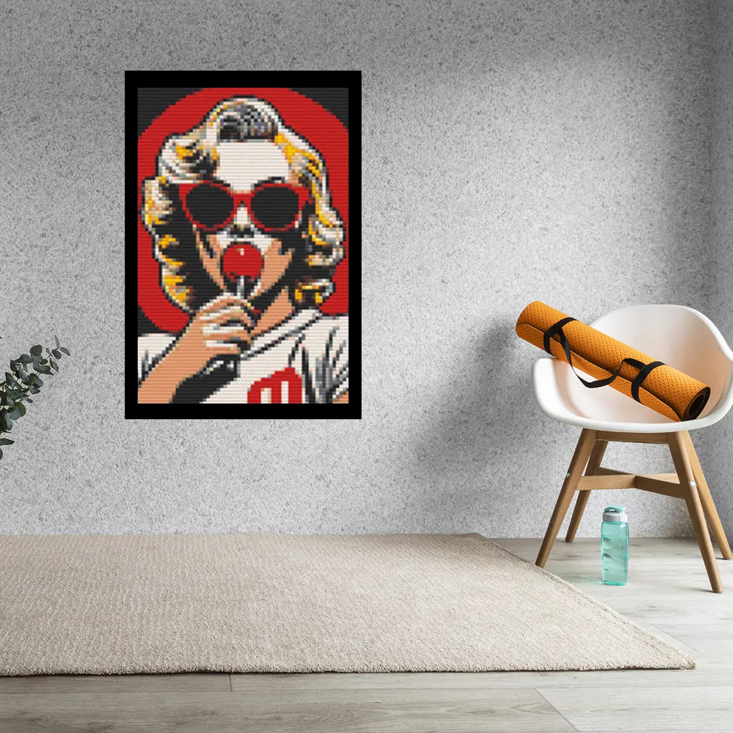 Lady Bricked Mosaic Home Decor 20x30" Memobrick