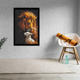 Lion and Lamb Brick Mosaic Art Kit - 20x30 in DIY Wall Decor — photo 2