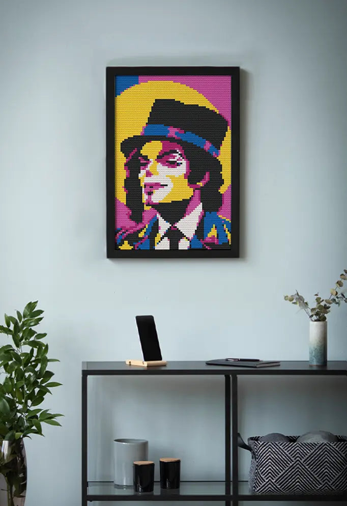 MICHAEL JACKSON MOSAIC PORTRAIT 20X30 Memobrick