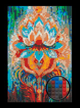 Lotus Mandala Brick Mosaic Art Kit - 20x30 in DIY Wall Decor — photo 1