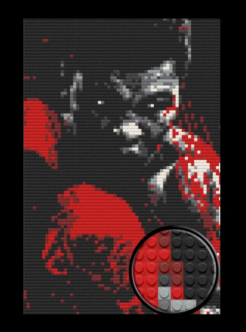 Muhamad Ali Bricked Mosaic Home Decor 20x30"