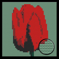Red-Tulips-Home-Decoration-Bricked-Mosaic-Portrait-16x16