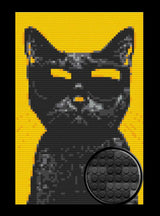 Swag Cat Bricked Mosaic Home Decor 20x30" — photo 1