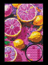 Purple Lime Bricked Mosaic Home Decor 20x30" — photo 1