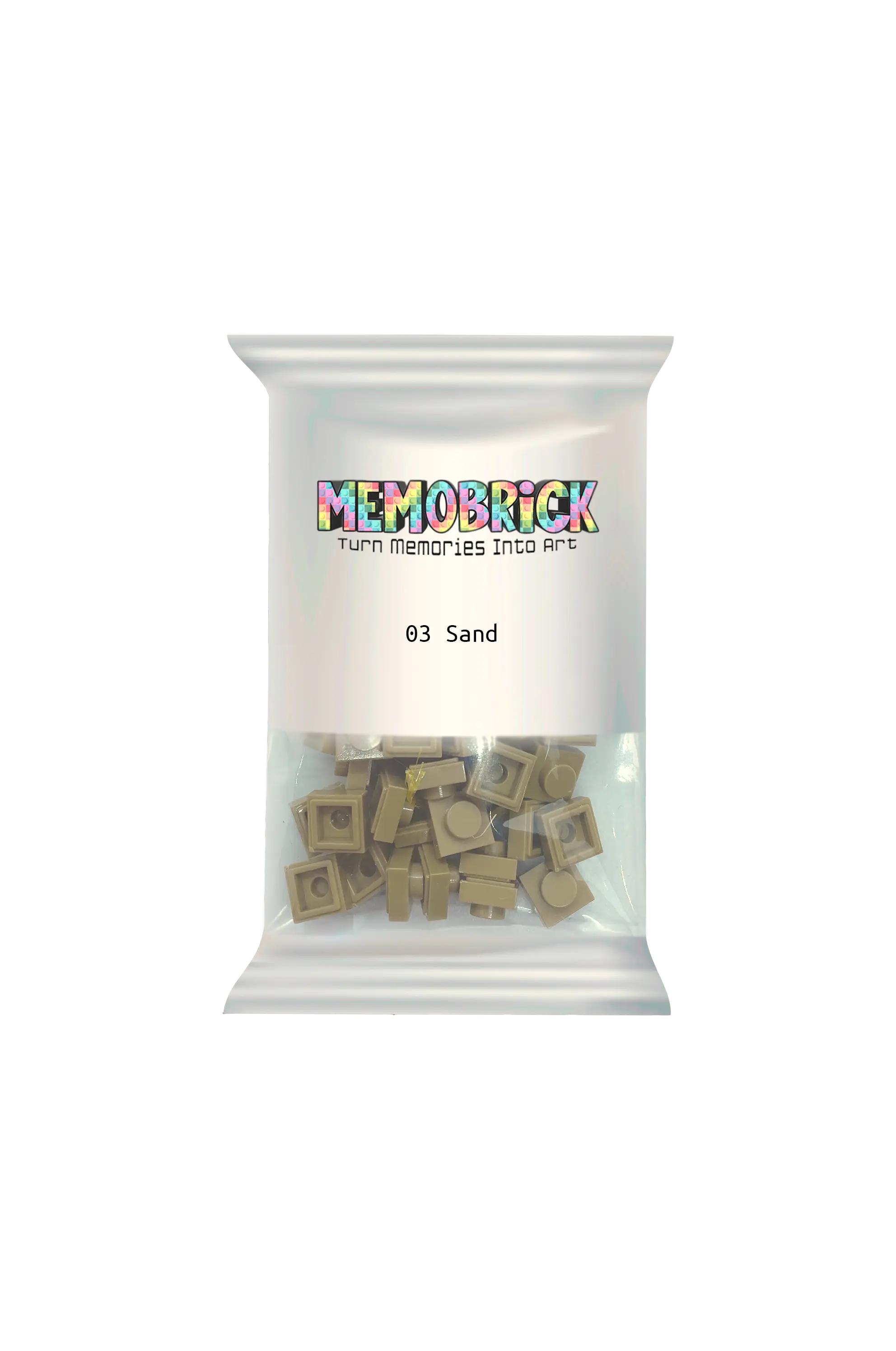 Bag of Bricks- Sand 03 - Memobrick