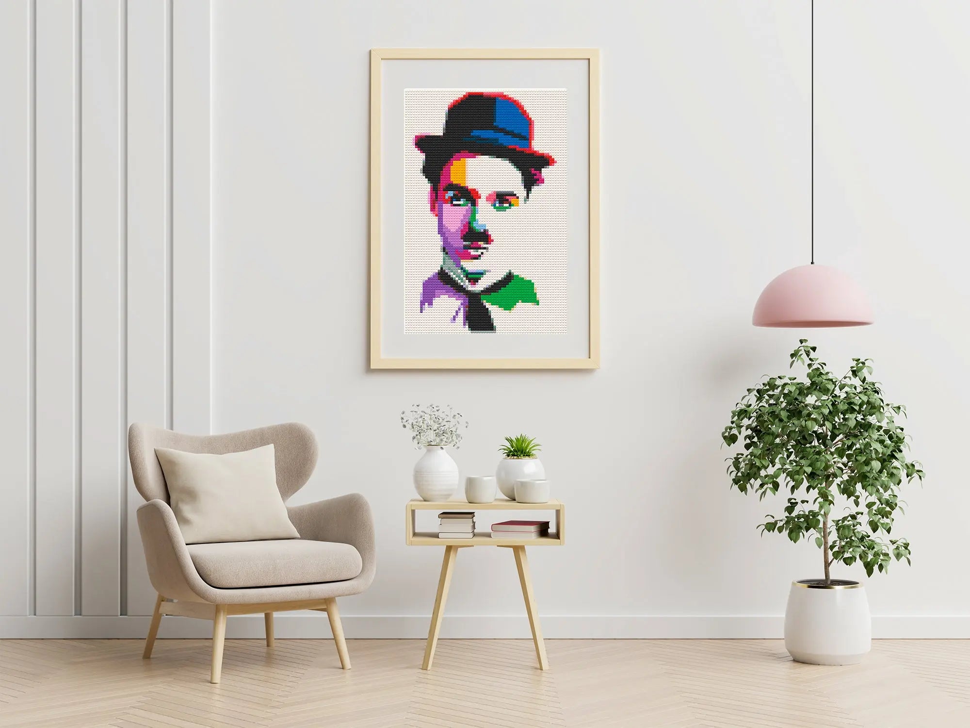 Bricked Mosaic 20x30" CHAPLIN - Memobrick