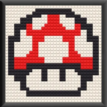 Bricked Mosaic Portrait 10x10